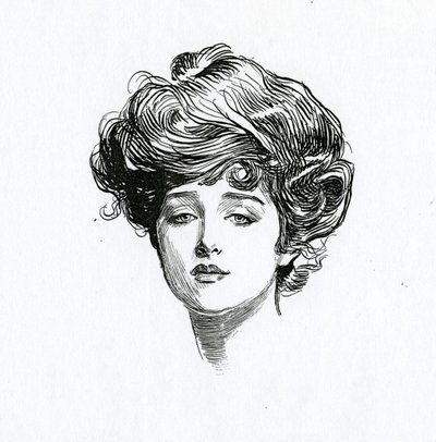 A Gibson Girl by Charles Dana Gibson